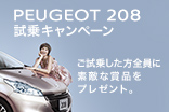 ２０８試乗キャンペーンのお知らせ