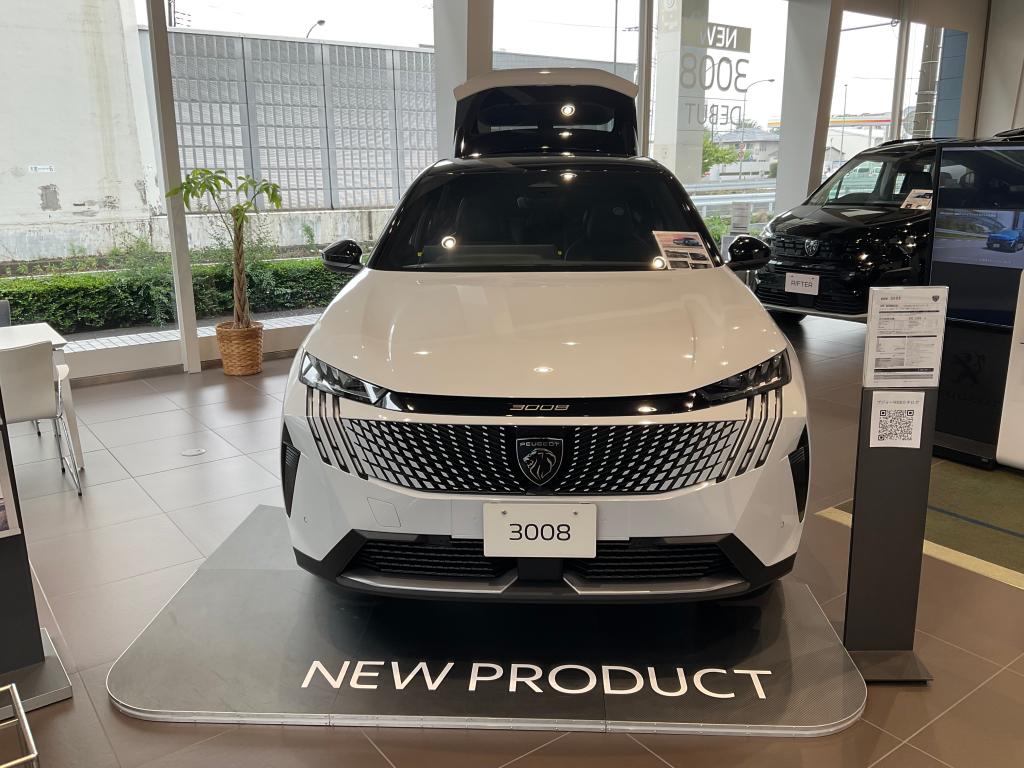 NEW3008ショールームに展示しております！