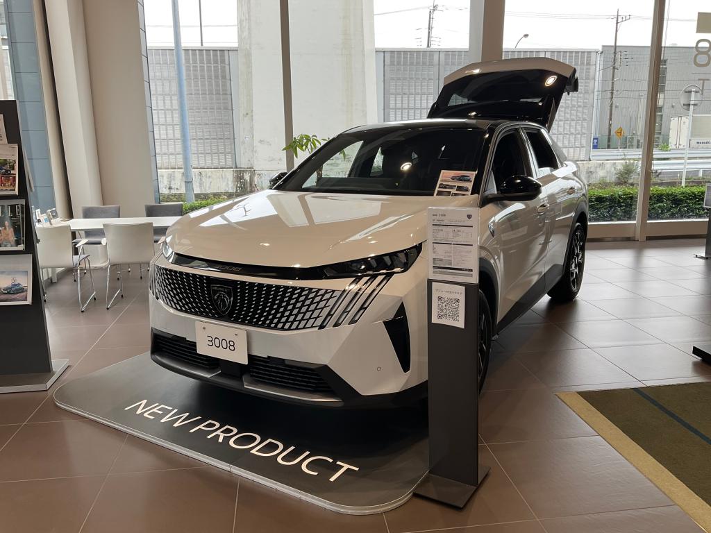 NEW3008ショールームに展示しております！